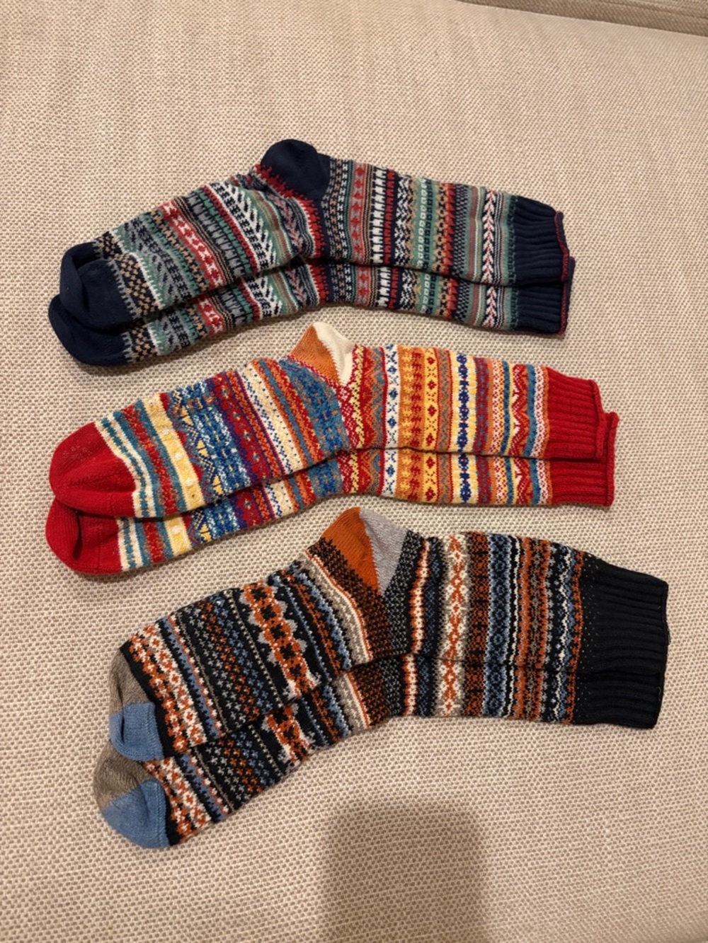 J.Crew Fair Isle Cotton Socks